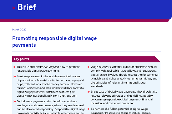 Brief: Promoting responsible digital wage payments